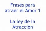 Frases para atraer el amor